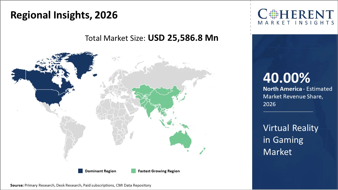 Virtual Reality in Gaming Market By Regional Insights